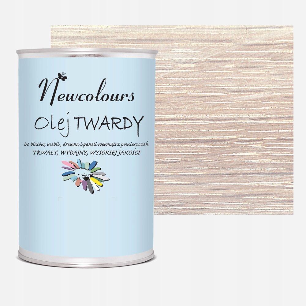 

Olej twardy do mebli Newcolours 900ml Biały