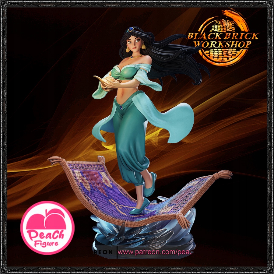 Jasmine Nebarvená PeachFigure Měřítko 1/12 (150mm) (sfw) 3D tisk