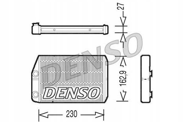 Denso Ohřívač (230X162,9X27) Citroen Jumper Asistent řidiče #28
