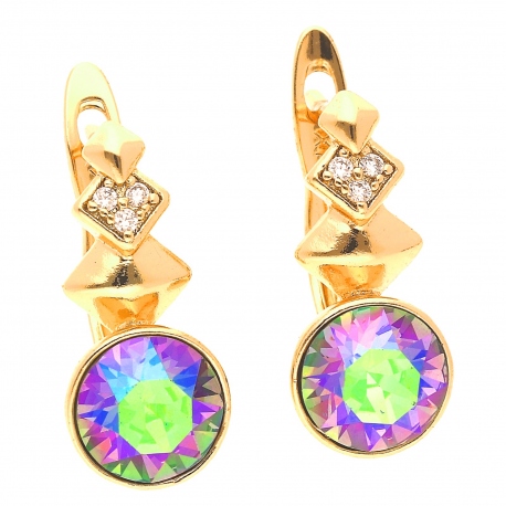 

Kolczyki Pozłacane Crystal swarovski Xuping