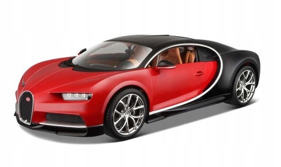 Bugatti Chiron černá/červená 1:18 Bburago