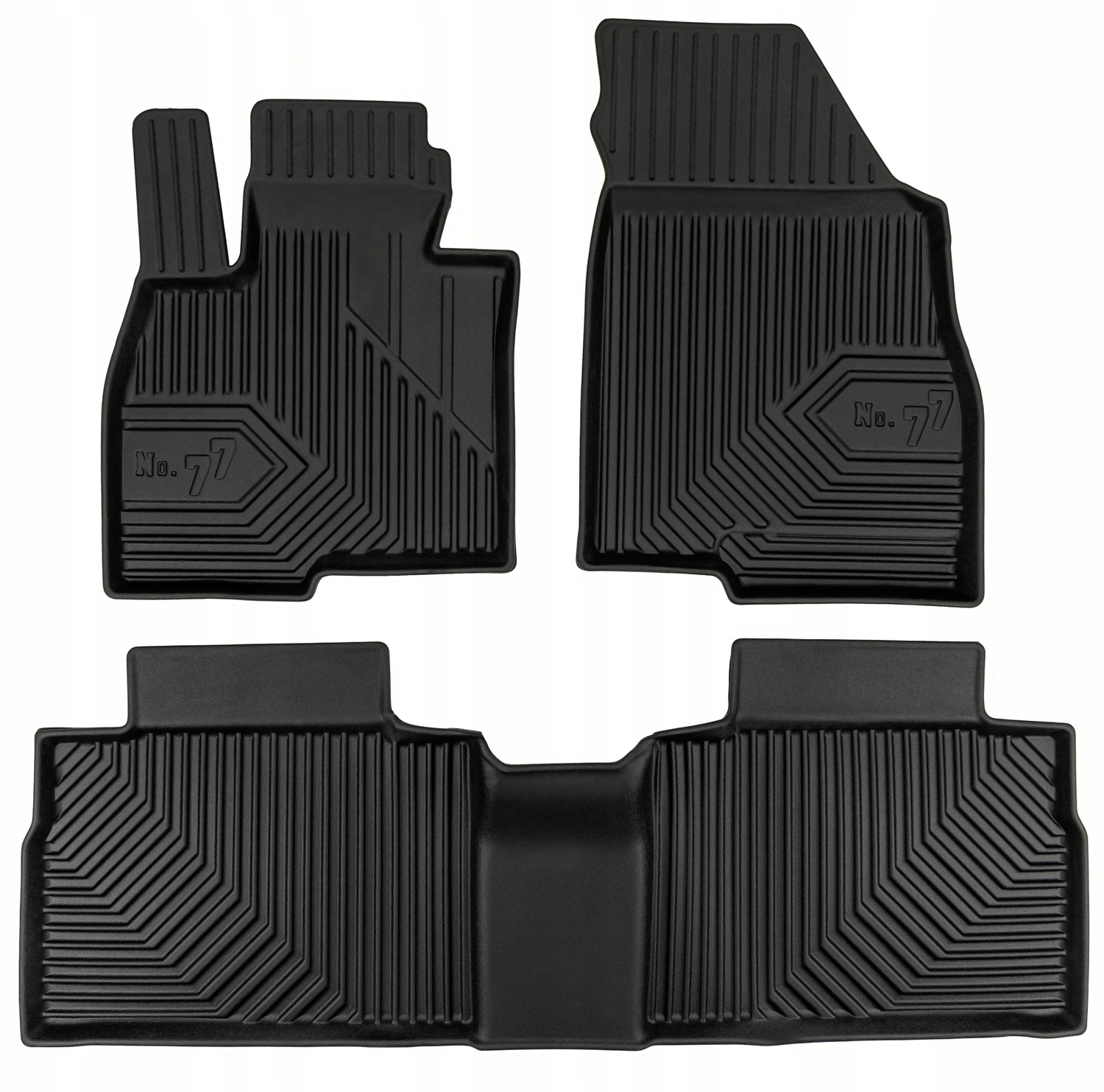 Gumové Koberce Jaecoo J7 od roku 2024 Korytka 77