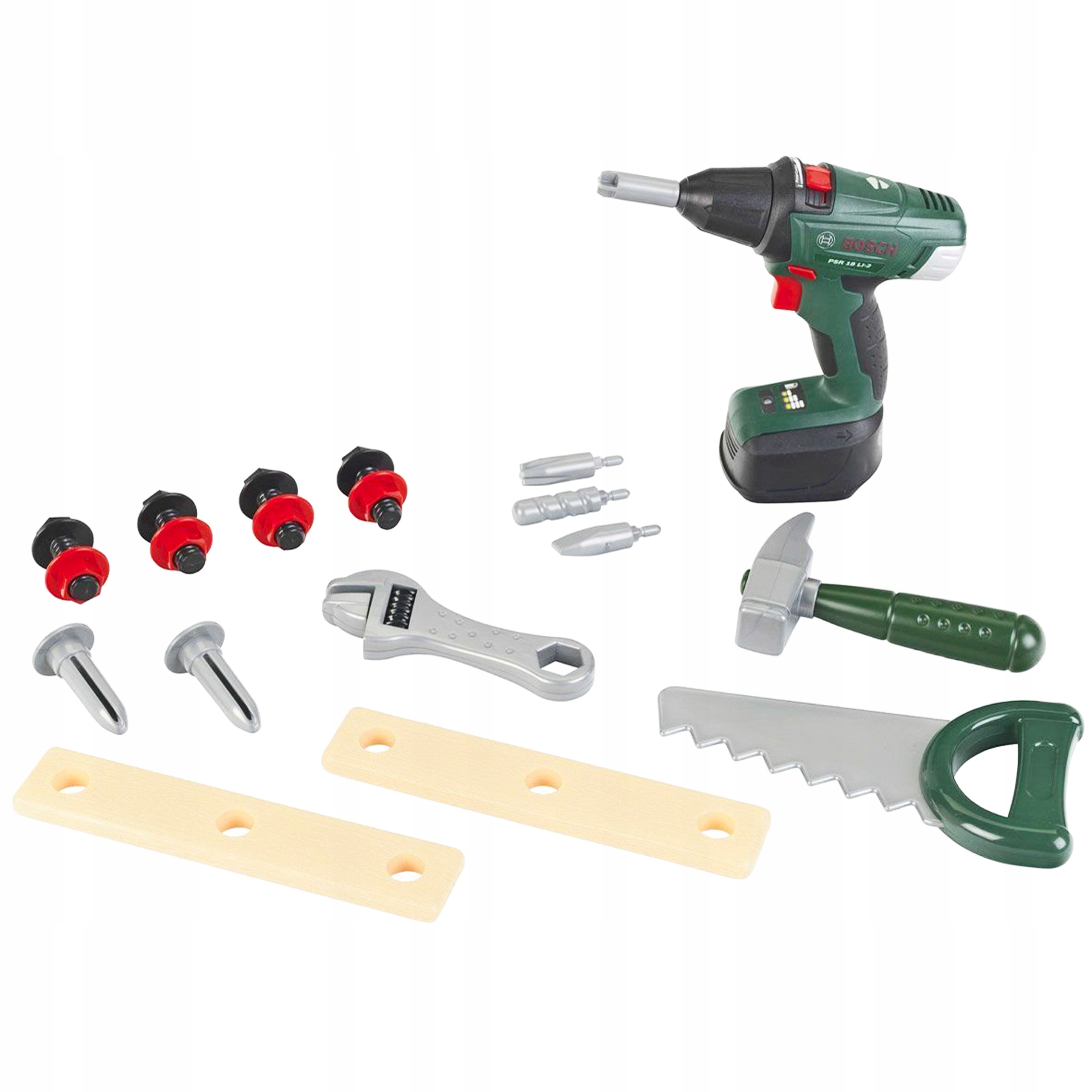 SKRZYNKA NARZĘDZIOWA z wiertarką BOSCH KLEIN | ZABAWKA DLA DZIECI | PREZENT Kod producenta 8520