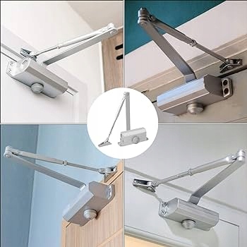 SAMOZAMYKACZ DO DRZWI ZAMYKACZ DRZWIOWY Z RAMIENIEM DOMYKACZ 35-60kg Maksymalna szerokość drzwi 110 cm