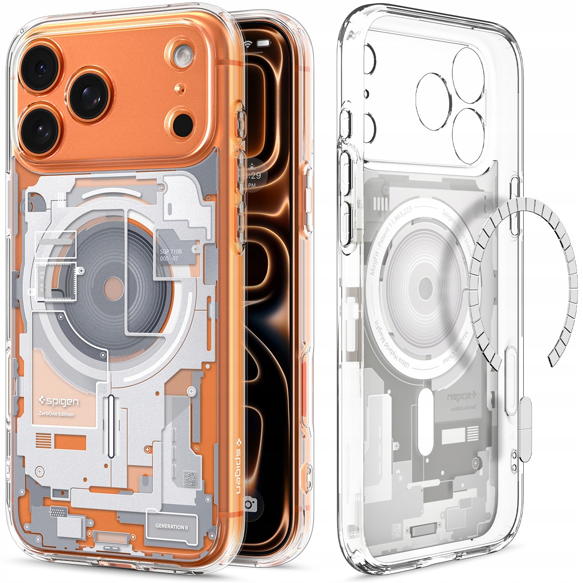 Pouzdro pro iPhone 17 Pro Max, Spigen Ultra Hybrid Mag, stylové pouzdro MagSafe