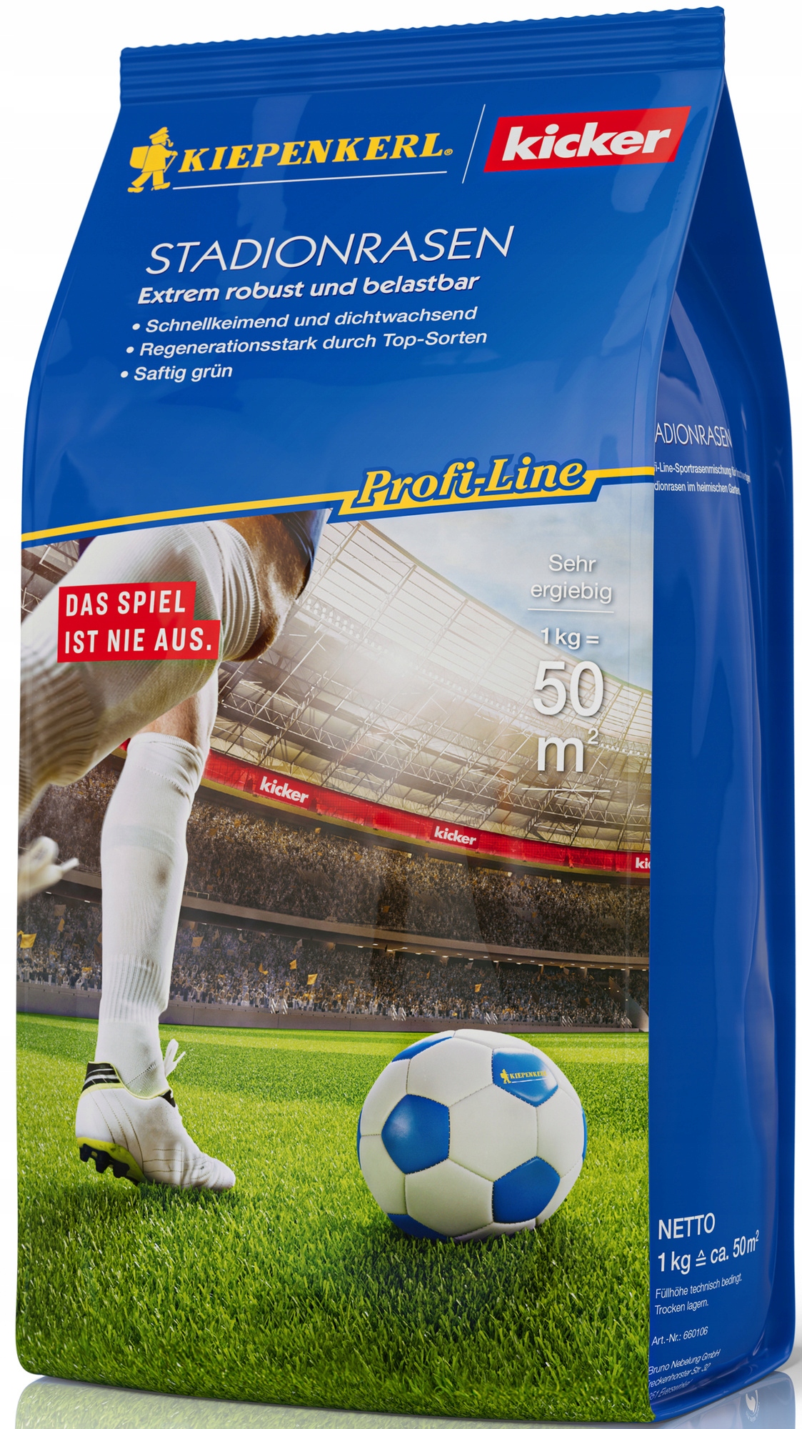 Profi-Line Kiepenkerl-kicker Stadion, 1 kg 50m2