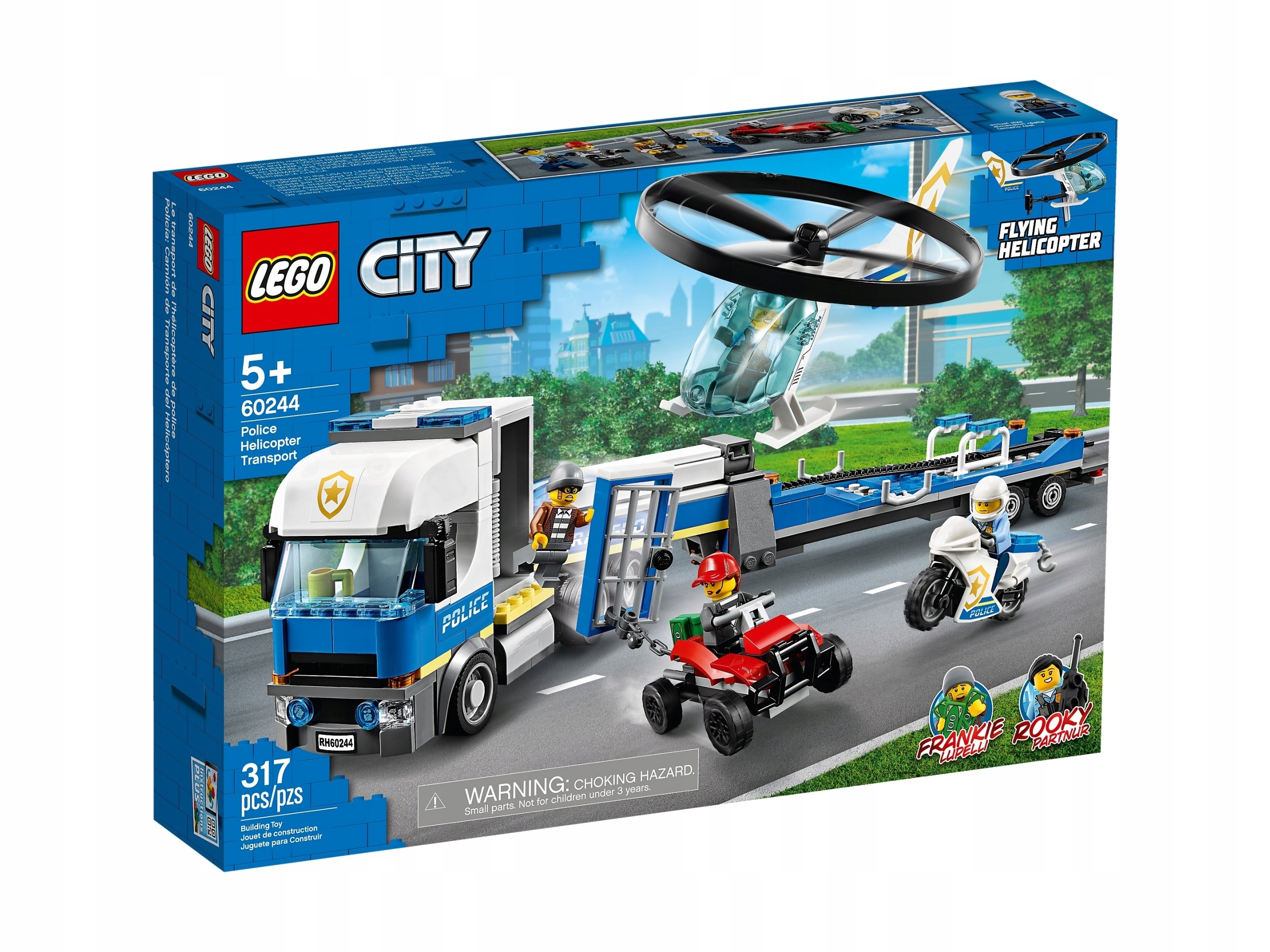 Lego City 60244 Přeprava policejního vrtulníku Nové