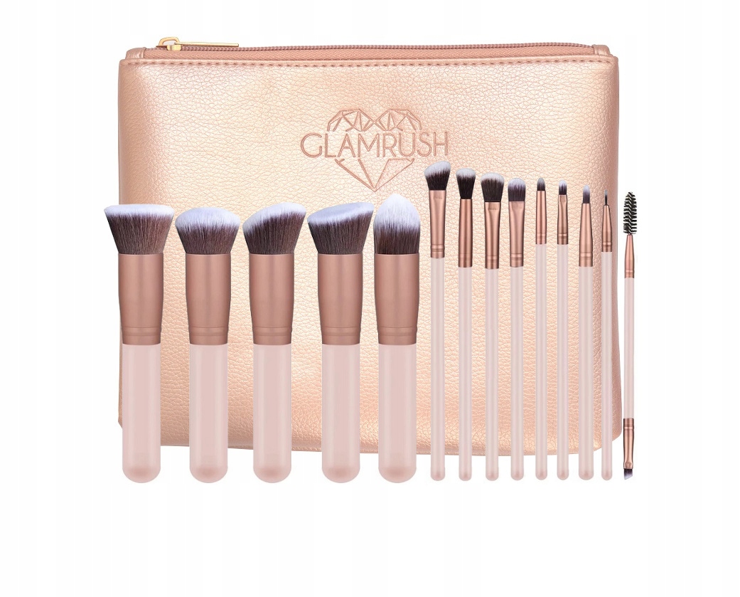 

Glamrush Zestaw Pędzli Kabuki Set G280 14 szt Etui