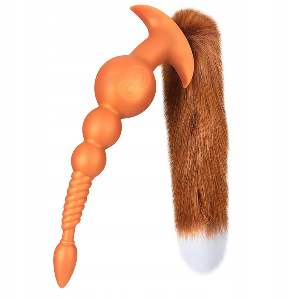 FOXTAIL Korek Analny Z Odłączanym Ogonem Silikonowy Dla Par Cosplay