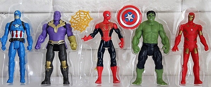 Sada Avengers 5 figúrok ok11cm Thanos Hulk EAN 2300115255202