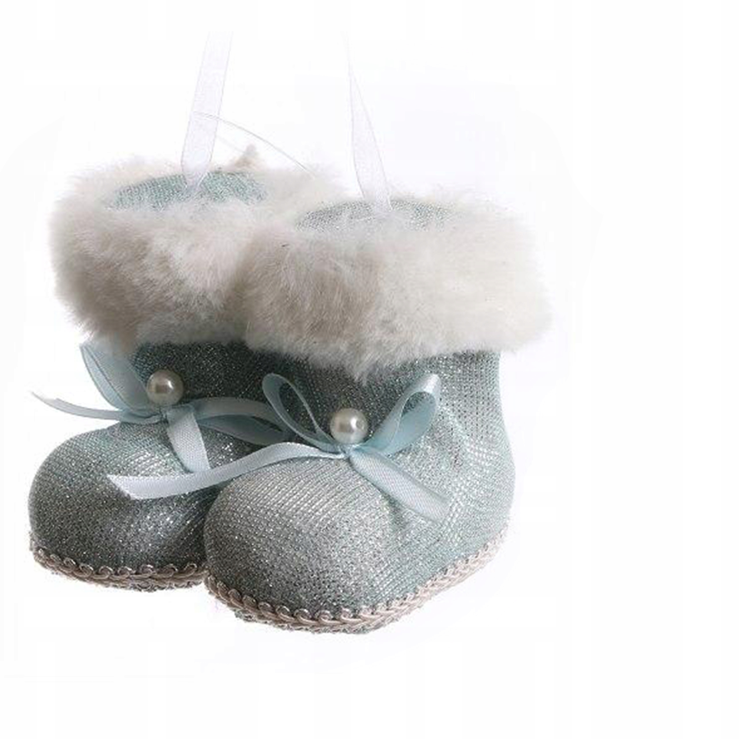 

Zawieszka Dekoracja Buty Buciki Niebieskie 12 cm