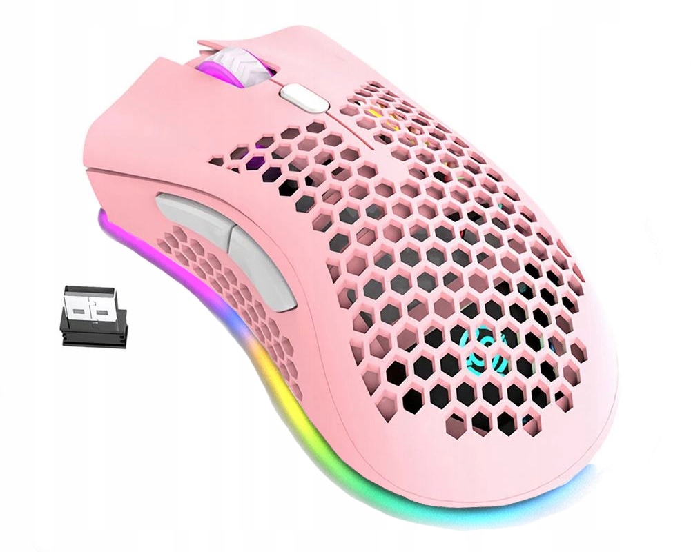

Mysz Gamingowa BM600 Rgb Esport Podświetlana Róż