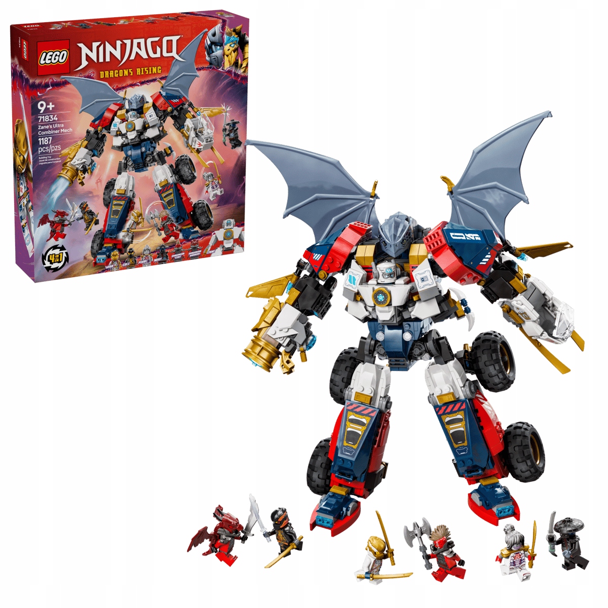 stavebnice Lego Ninjago 71834 Multifunkční ultramech Zanea