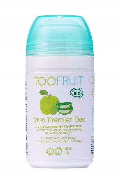 TOOFRUIT dezodorant dla DZIECI w kulce JABŁKO