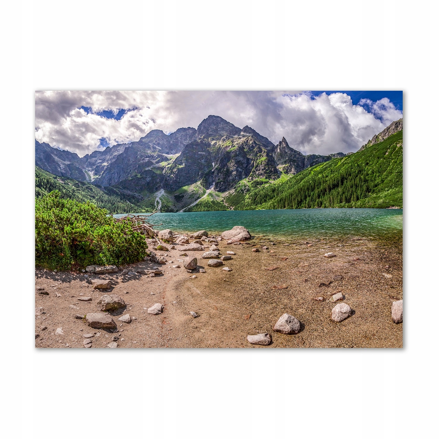 

Foto obraz szklany Jezioro w górach 100x70