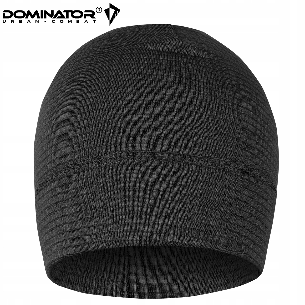 Czapka Termoaktywna Sportowa DOMINATOR QUICK DRY CAP Oddychająca Czarna Marka DOMINATOR