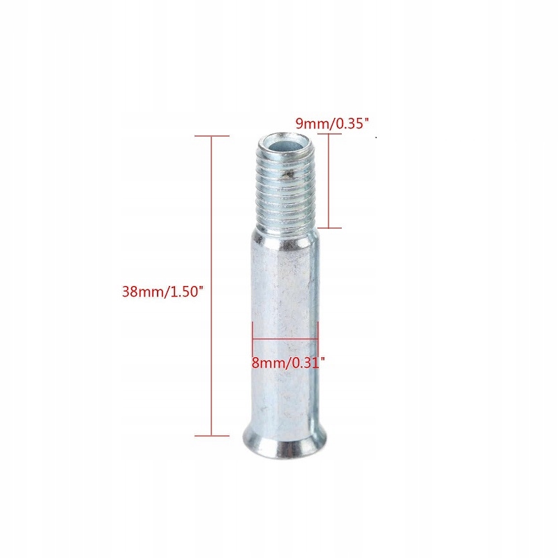 Śruba ośka fi 8mm 38mm ROLLERBALDE FILA TEMPISH