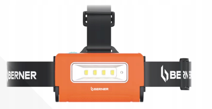 Čelová čelová lampa vysoká kvalita 2v1 Berner 335506