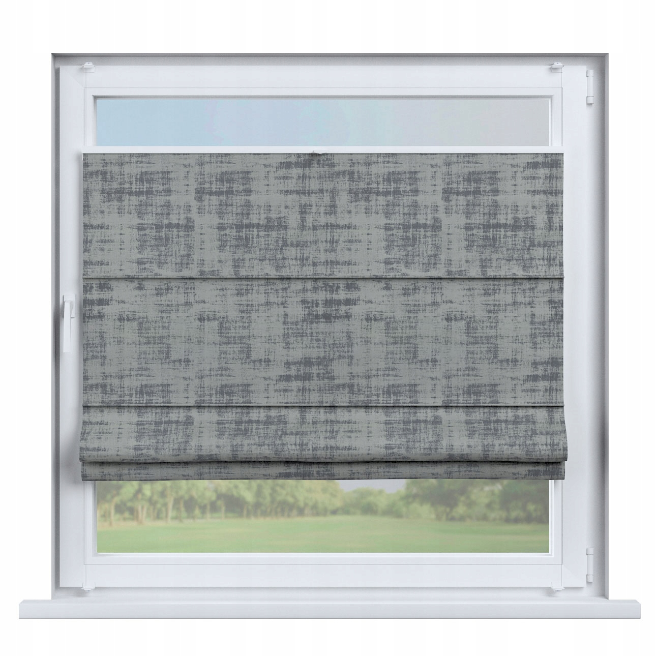 Dekoria Roleta plisé římská Sicílie 130x170 odstínů šedé