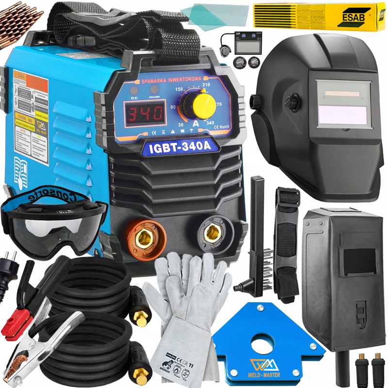 

Spawarka Inwertorowa Weld Master 340A Tig + Zestaw