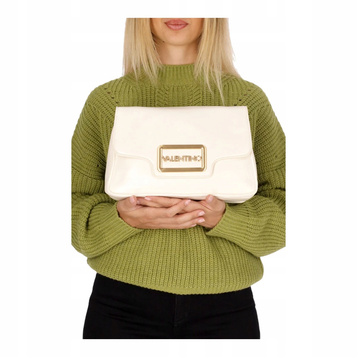 Valentino Dámská Kabelka Moni Flap Bag Béžová