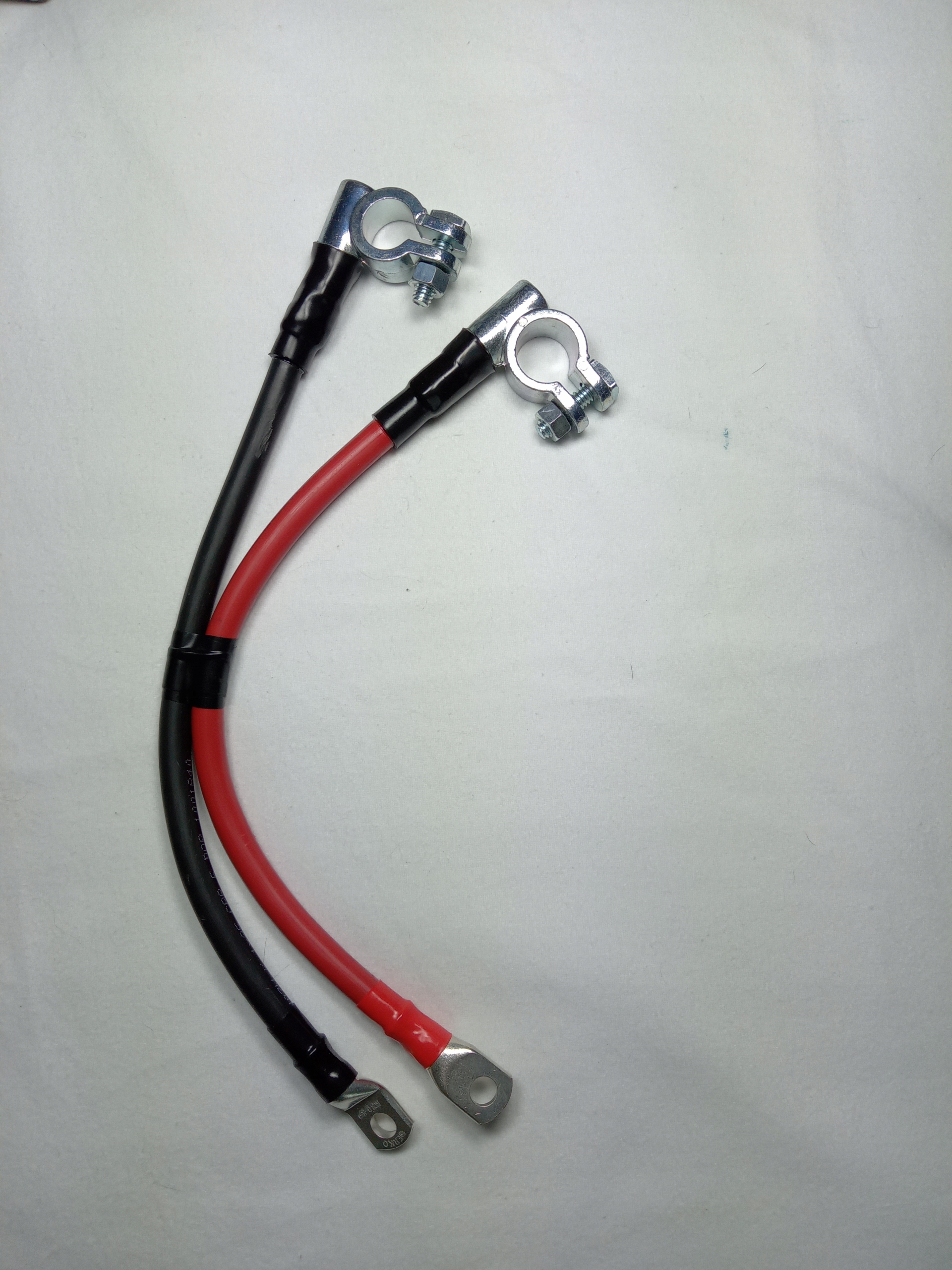 Kabel do łączenia akumulatora 2 Szt 50cm M8 klema 35mm2 żelowy Agm przewód