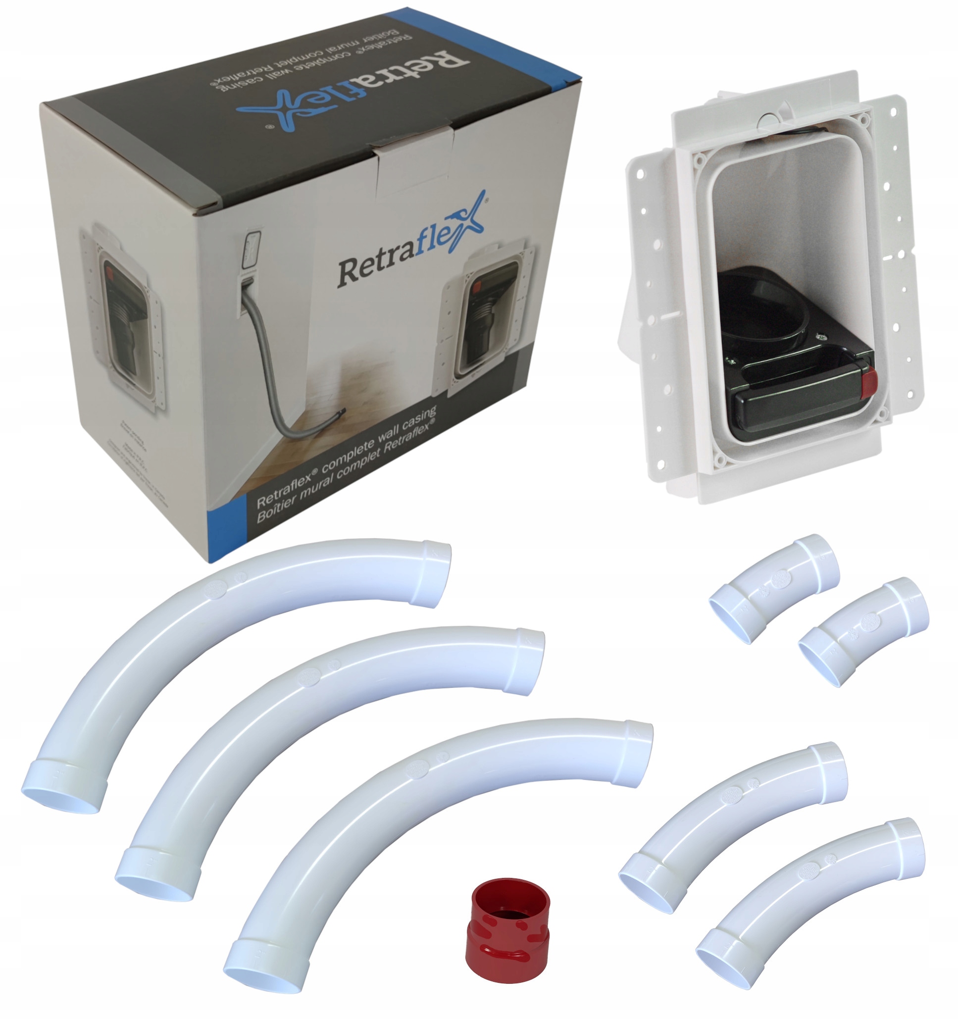 Zestaw instalacyjny gniazda Retraflex 2 odkurzacz