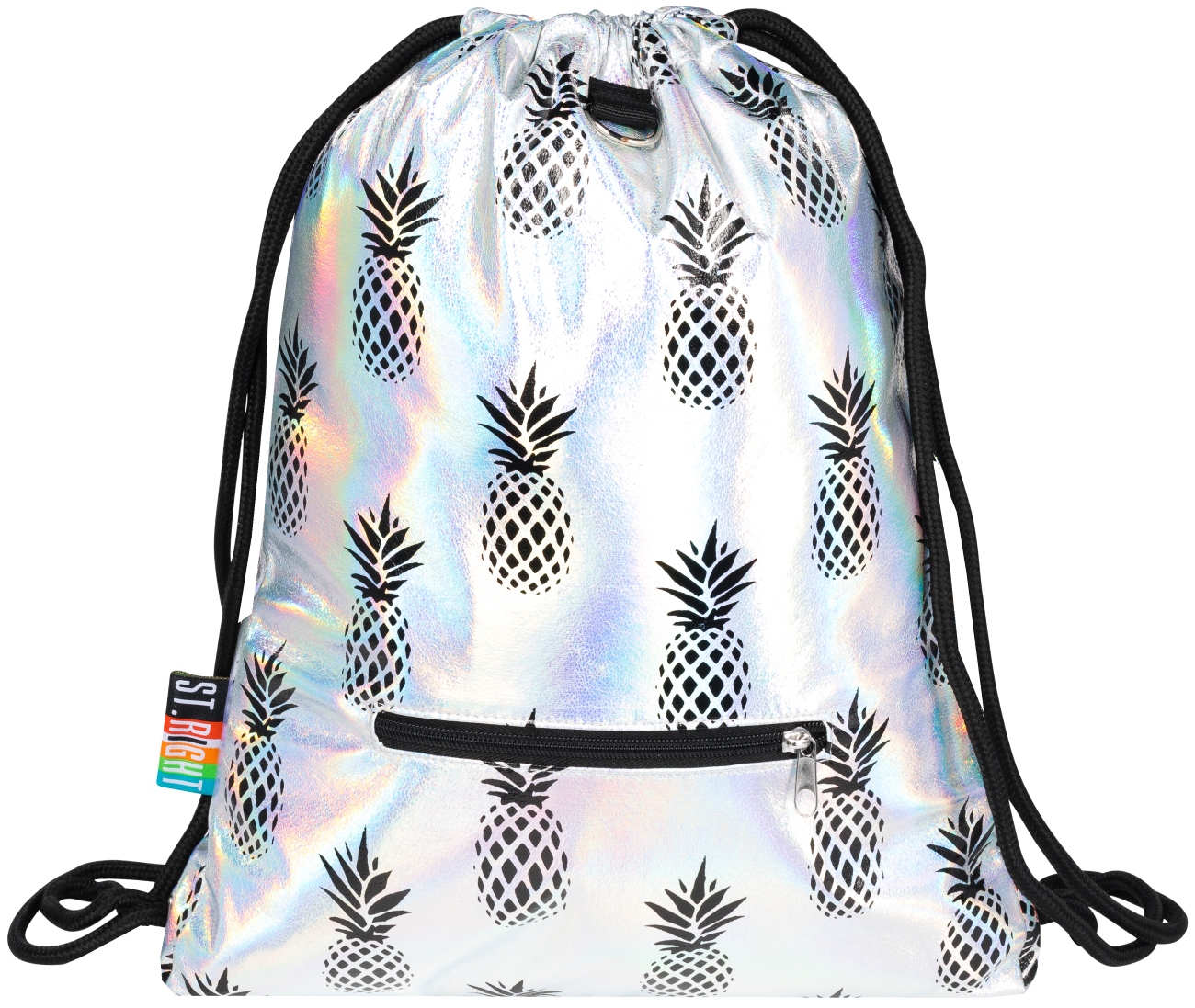 

St.right Plecak Na Sznurkach Ananas Holo 631658