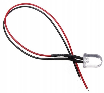 

Dioda Led 5mm 12V z przewodem czerwona Dpf