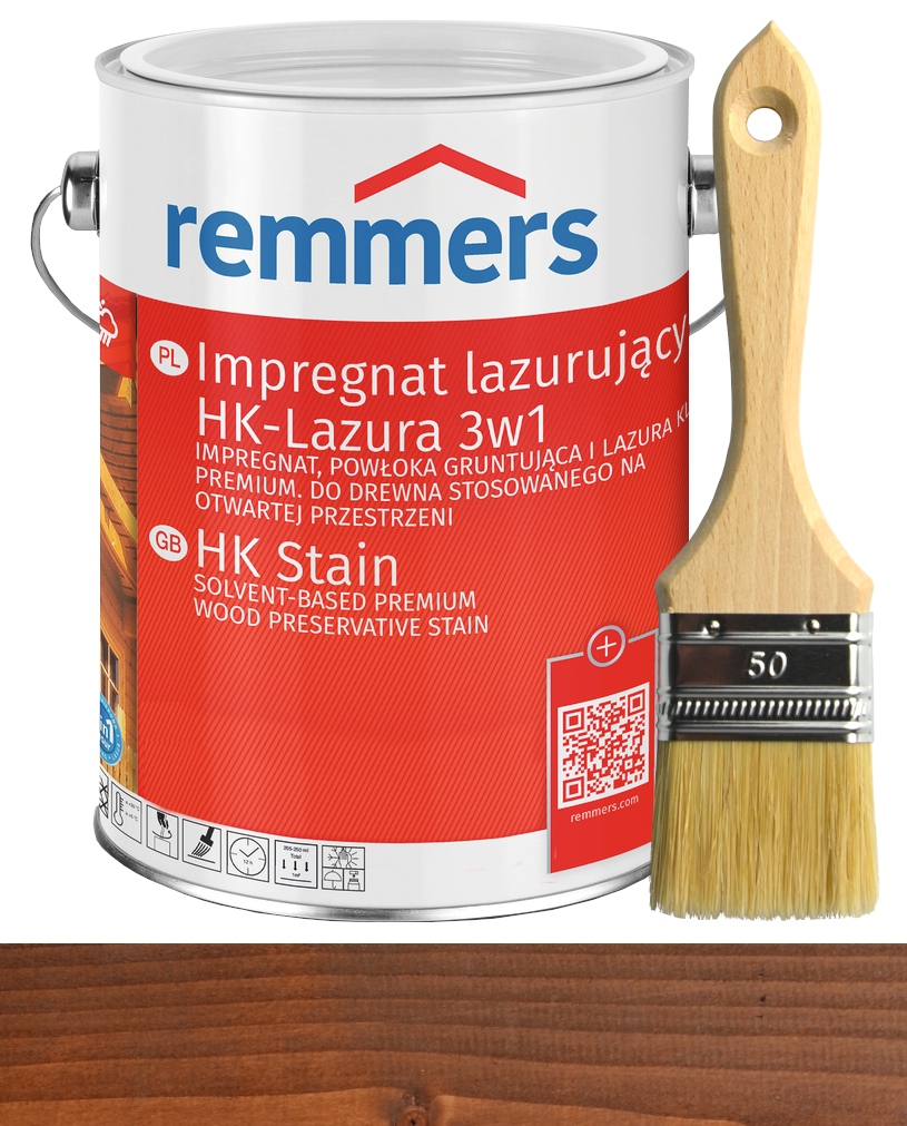 Remmers Hk-lasur lazura do drewna 10L Orzech