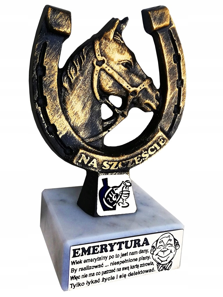 

Podkowa Dla Emeryta statuetka