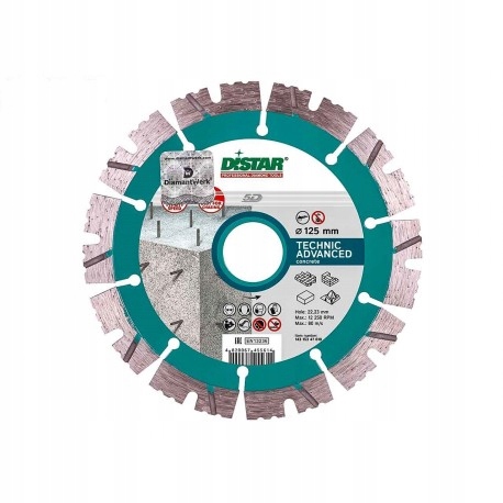 

Tarcza Diamentowa Distar Technic Advanced 125x2,2