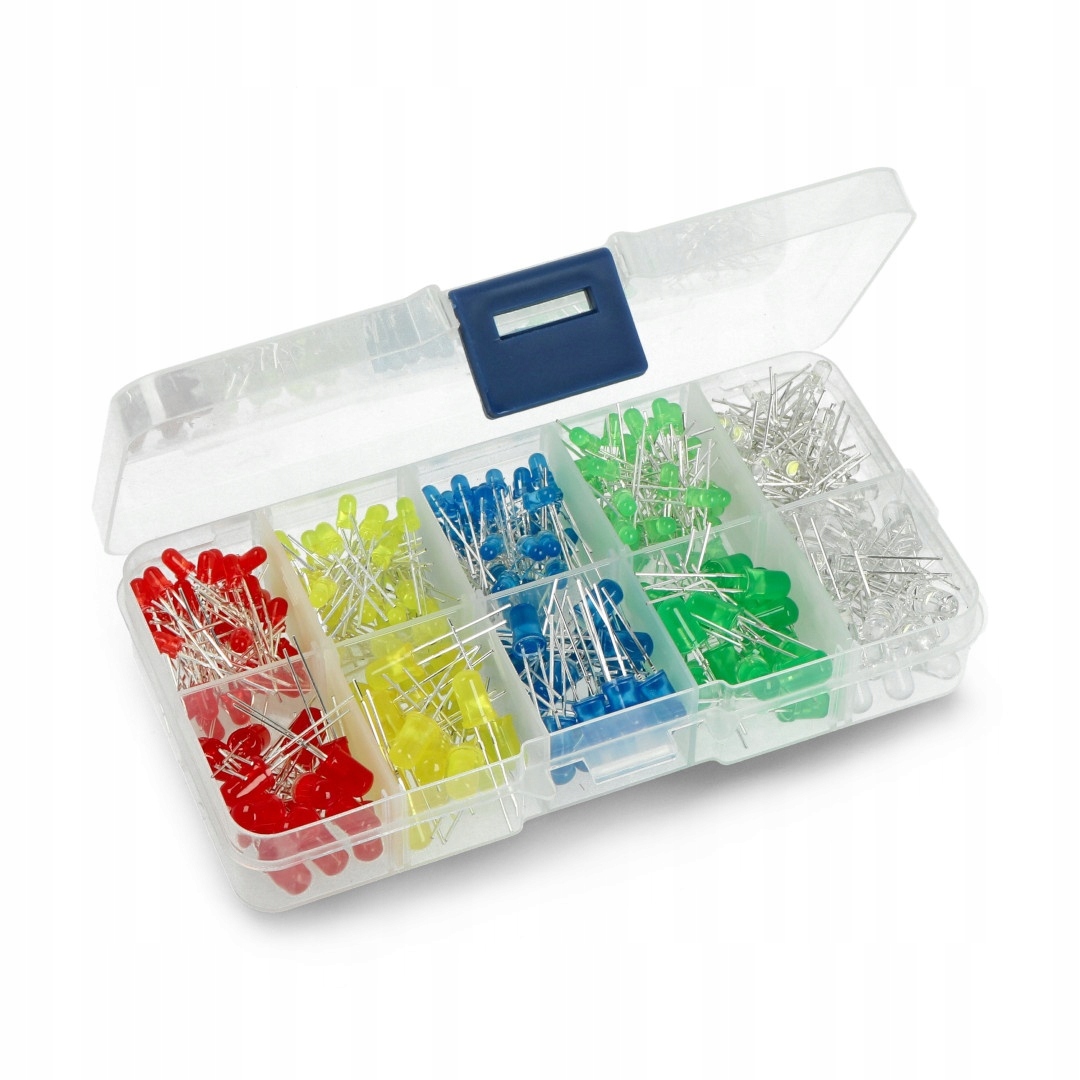 

Zestaw diod Led 3mm i 5mm 300szt. organizer