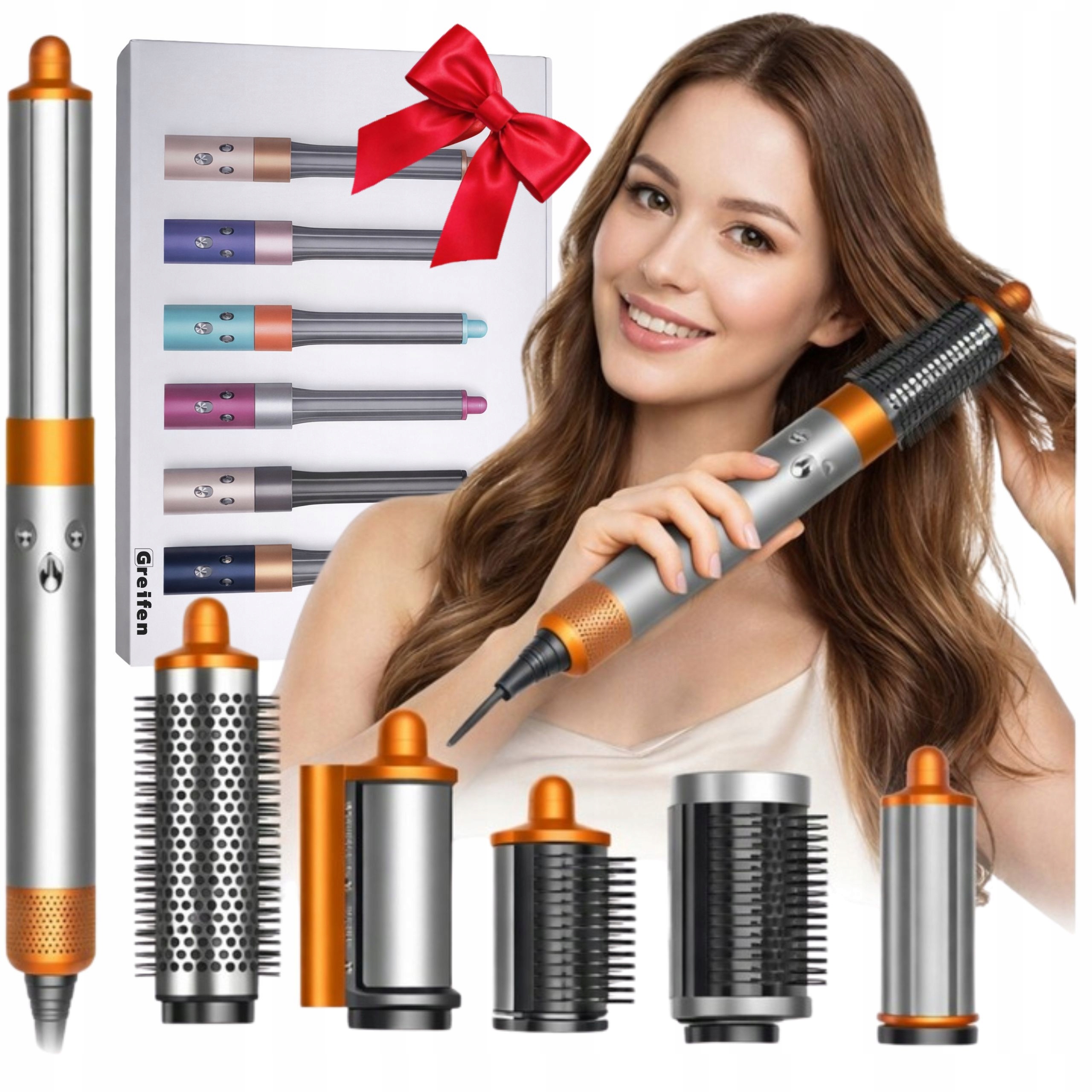 Mocna Suszarka Jonowa Lokówka Coanda automatyczne nawijanie Dzień Mamy