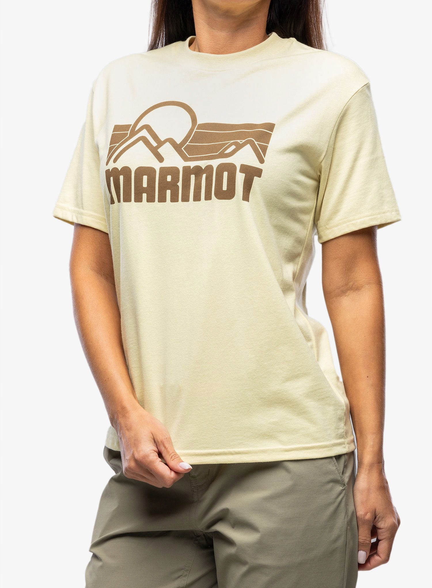 Dámské bavlněné tričko Marmot Coastal Tee Ss wheat Xs