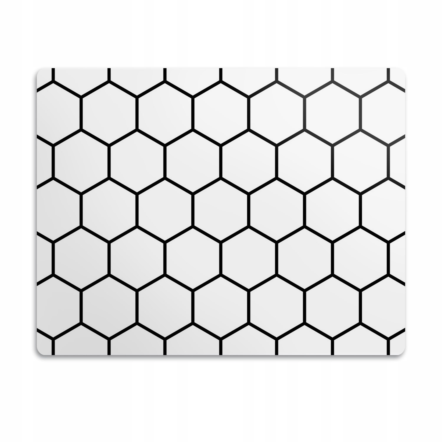 Levně Ochranná podložka pod misky s voštinovým vzorem 90x60 cm