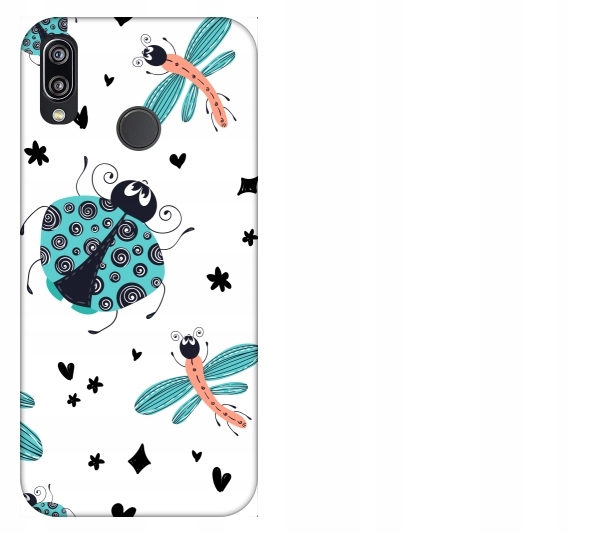 

Etui pokrowiec Huawei P20 Lite Owady ważki żuki