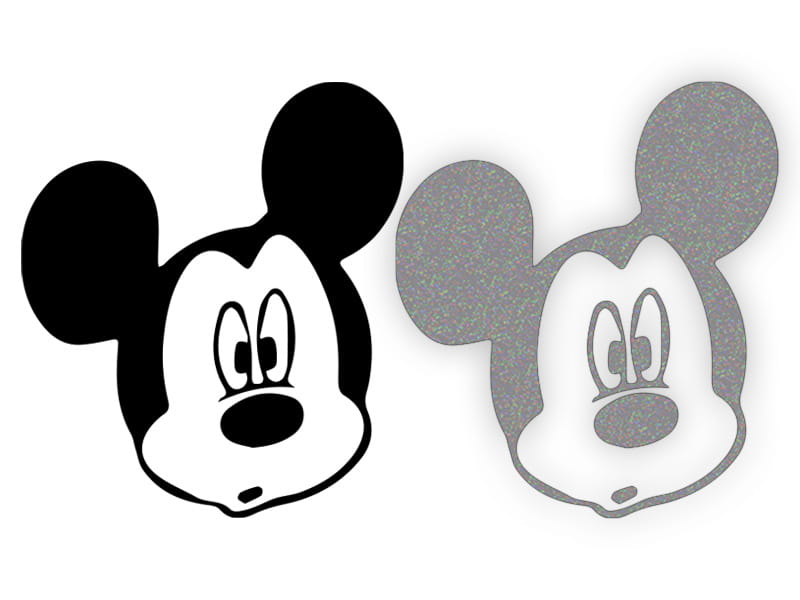 MICKEY MOUSE - Naklejka na samochód na auto - ODBL
