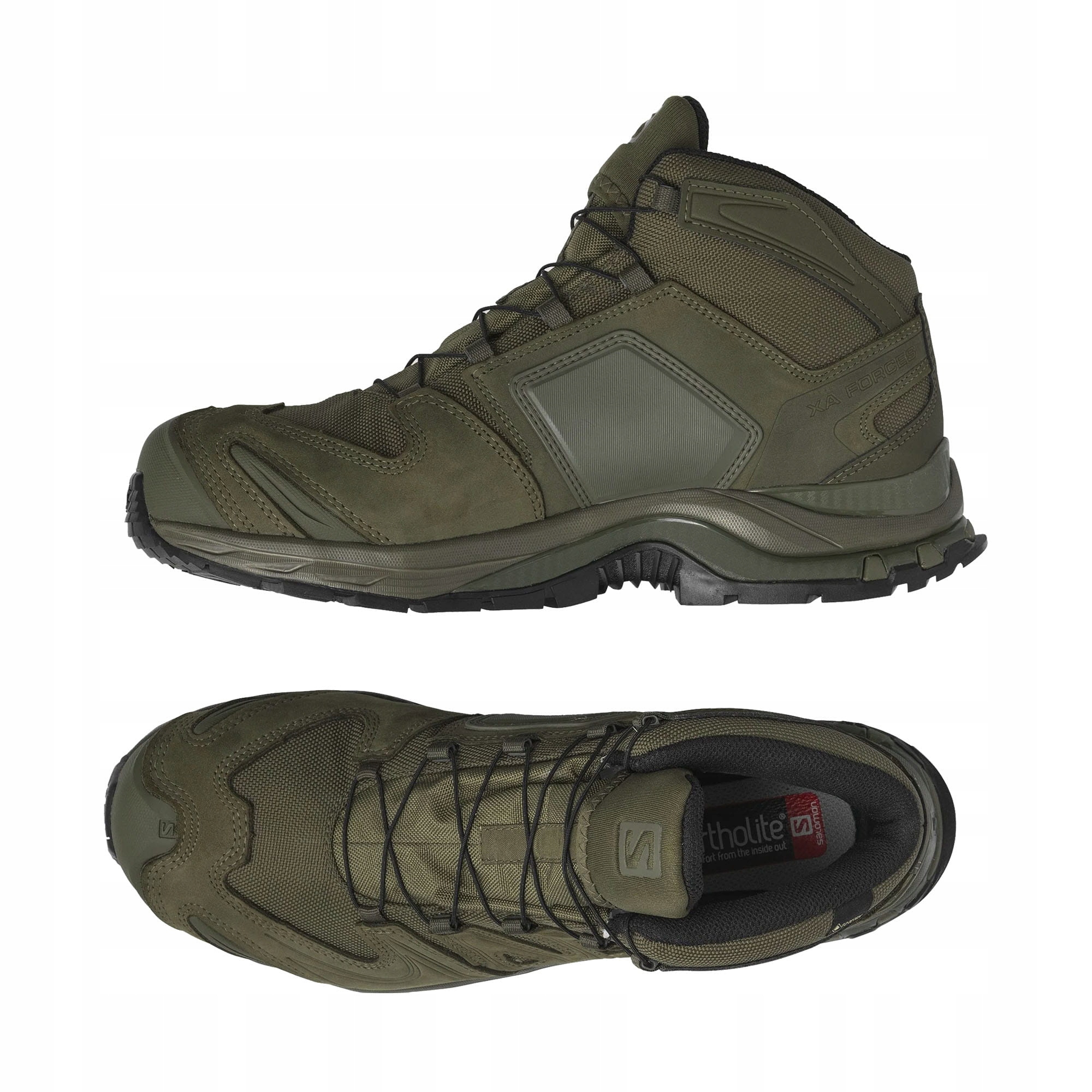 BUTY WOJSKOWE SKÓRZANE TAKTYCZNE TREKKINGOWE MOCNE SALOMON XA FORCES MID Rozmiar 36
