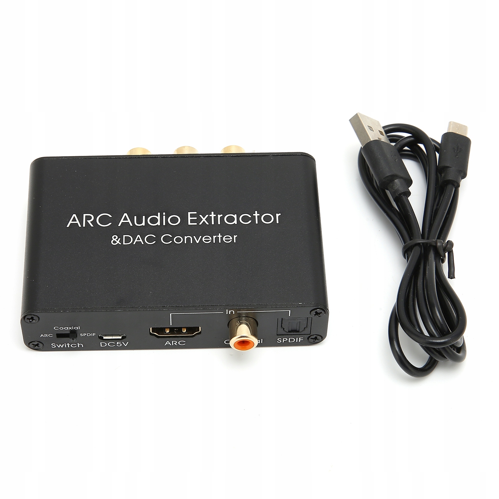 Interfejs multimedialny HD ARC Extractor Konwerter cyfrowo-analogowy XO
