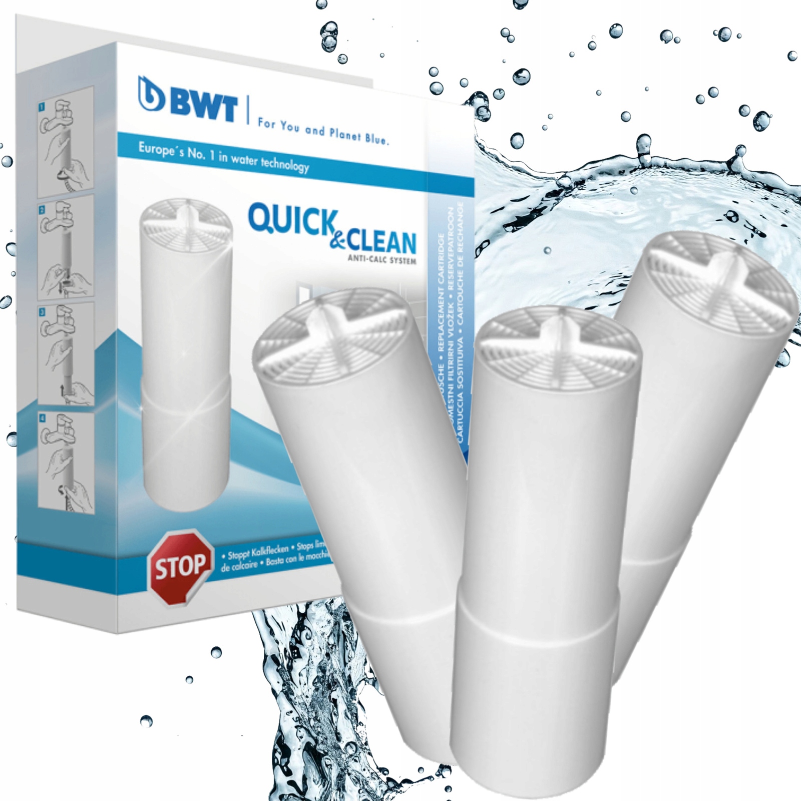 Bwt Quick & Clean – náhradní filtrační vložka do sprchového filtru 3ks