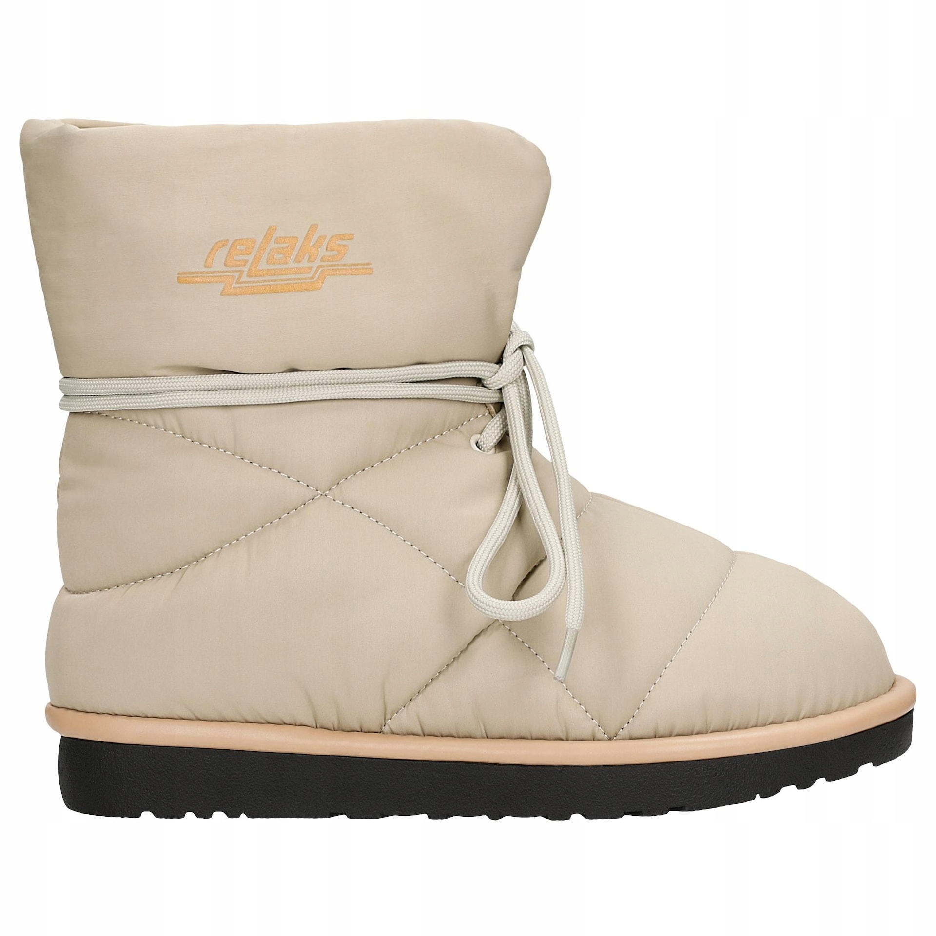 Béžové prošívané sněhule Relaks vel. 38