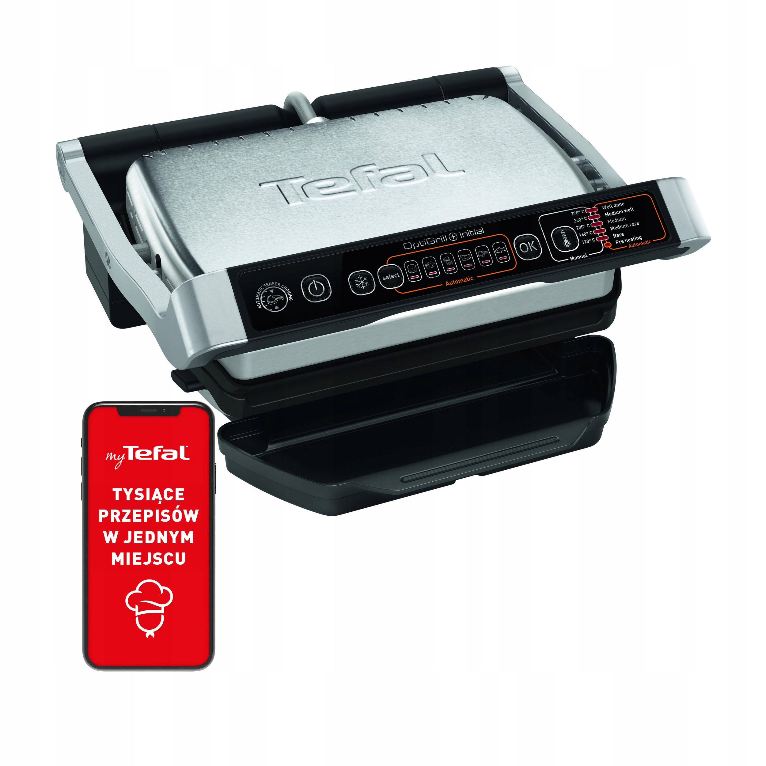 Grill elektryczny Tefal Optigrill GC706D