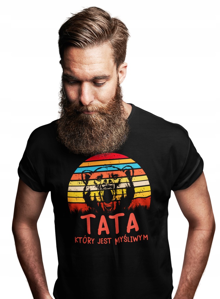 T-SHIRT KOSZULKA MĘSKA PREZENT TATA MYŚLIWY Rozmiar inny
