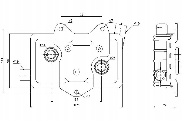 NISSENS CHŁODNICA OLEJU MERCEDES SPRINTER 2-T SPRI
