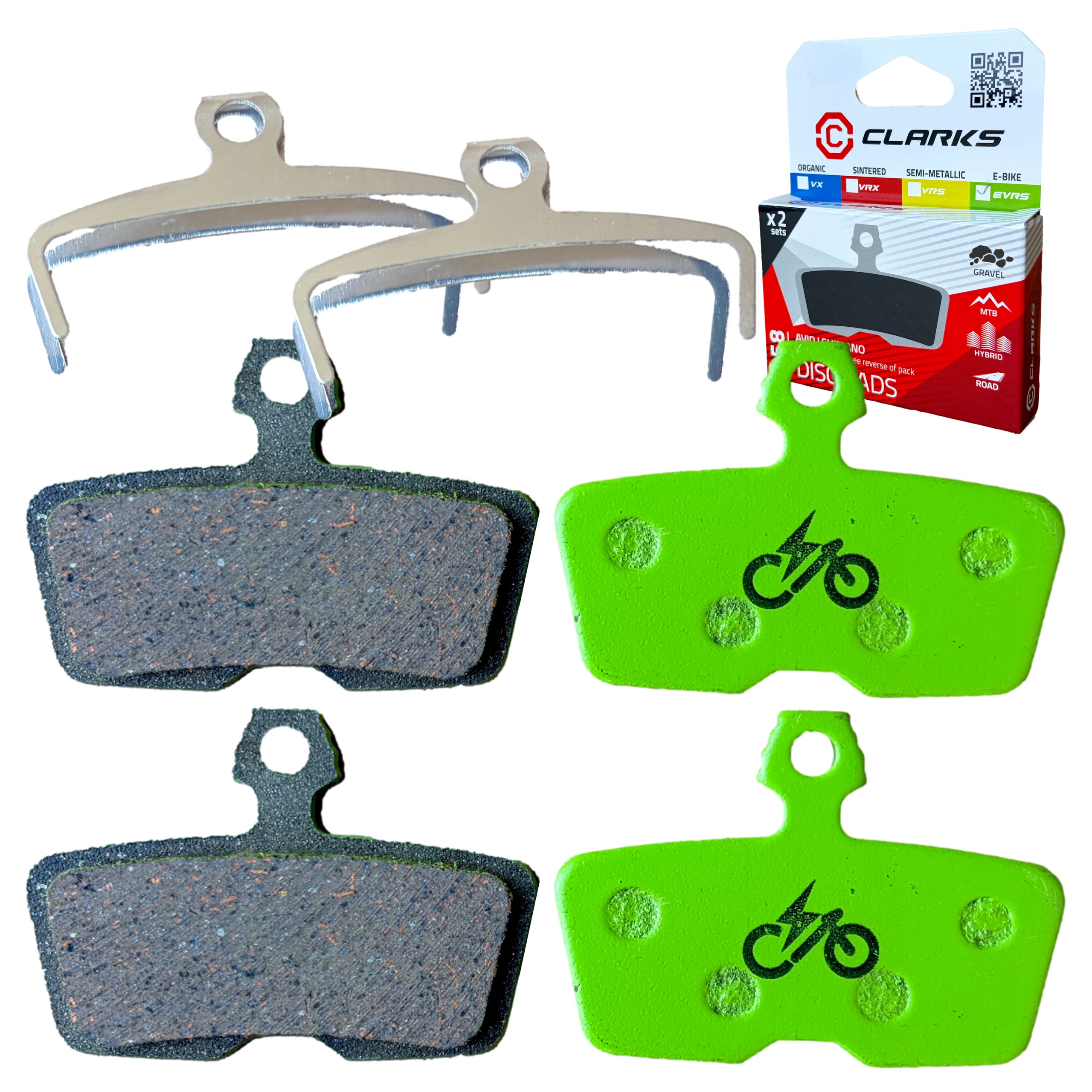 Klocki do Hamulców Sram DB8 Code Clarks Półmetaliczne Ebike 2 Komplety