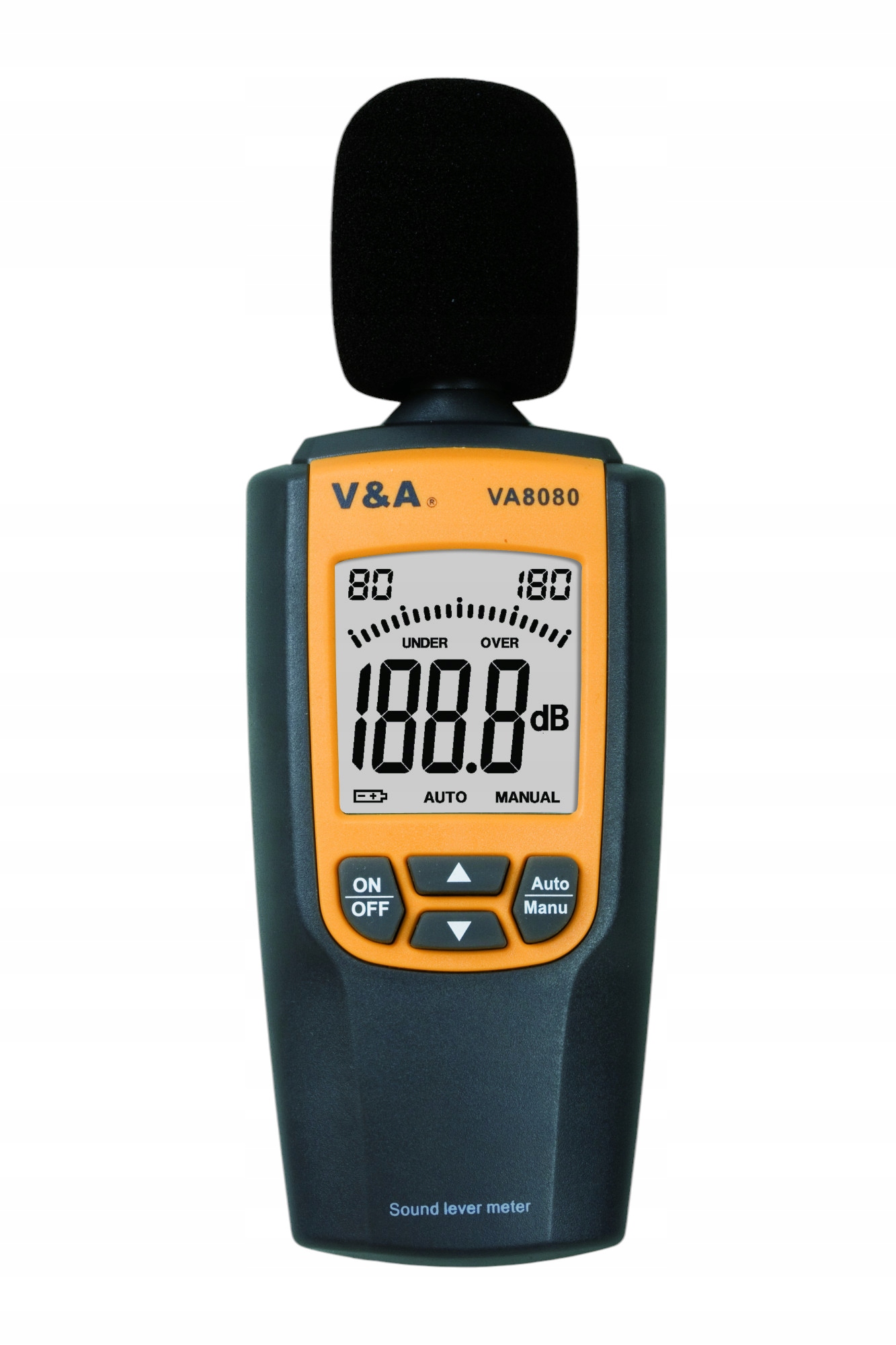 Měřič intenzity zvuku Decybelometr Sonometr 30 dB ÷ 120 dB