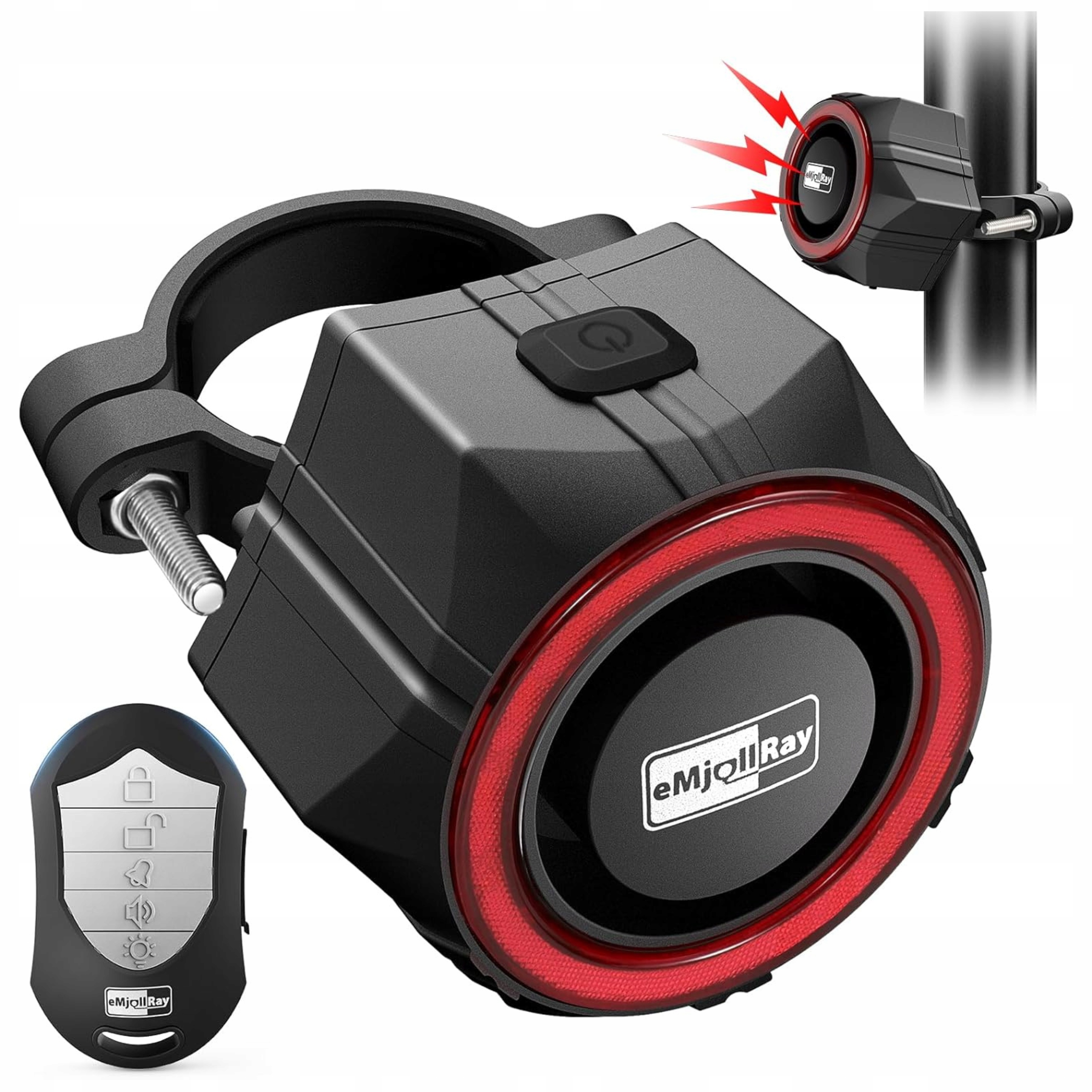 Alarm Antykradzieżowy Do Roweru Skutera Hulajnogi Pilot Czujnik Ruchu