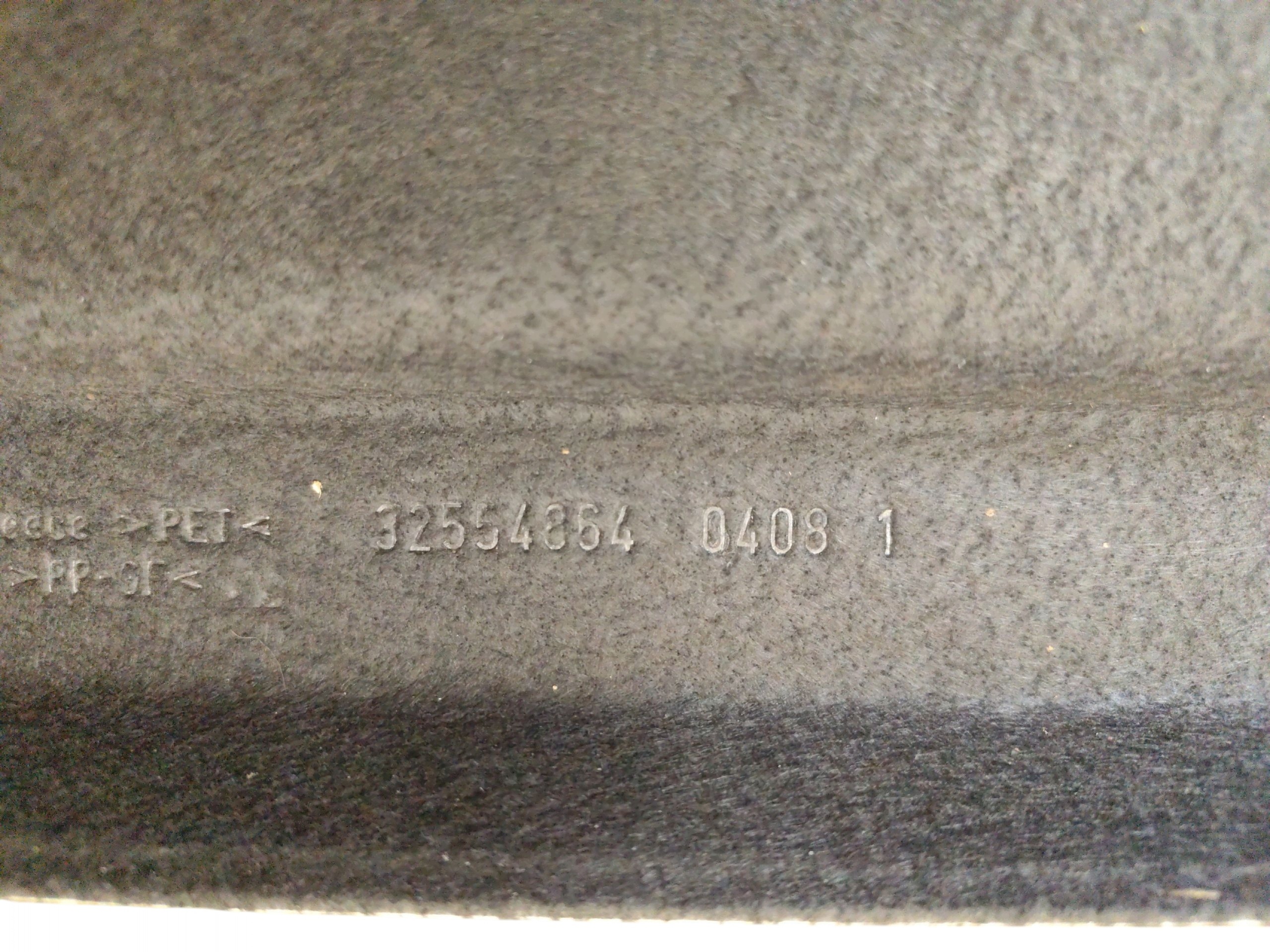 plato boot rear part rear OPEL MOKKA X 32554864
