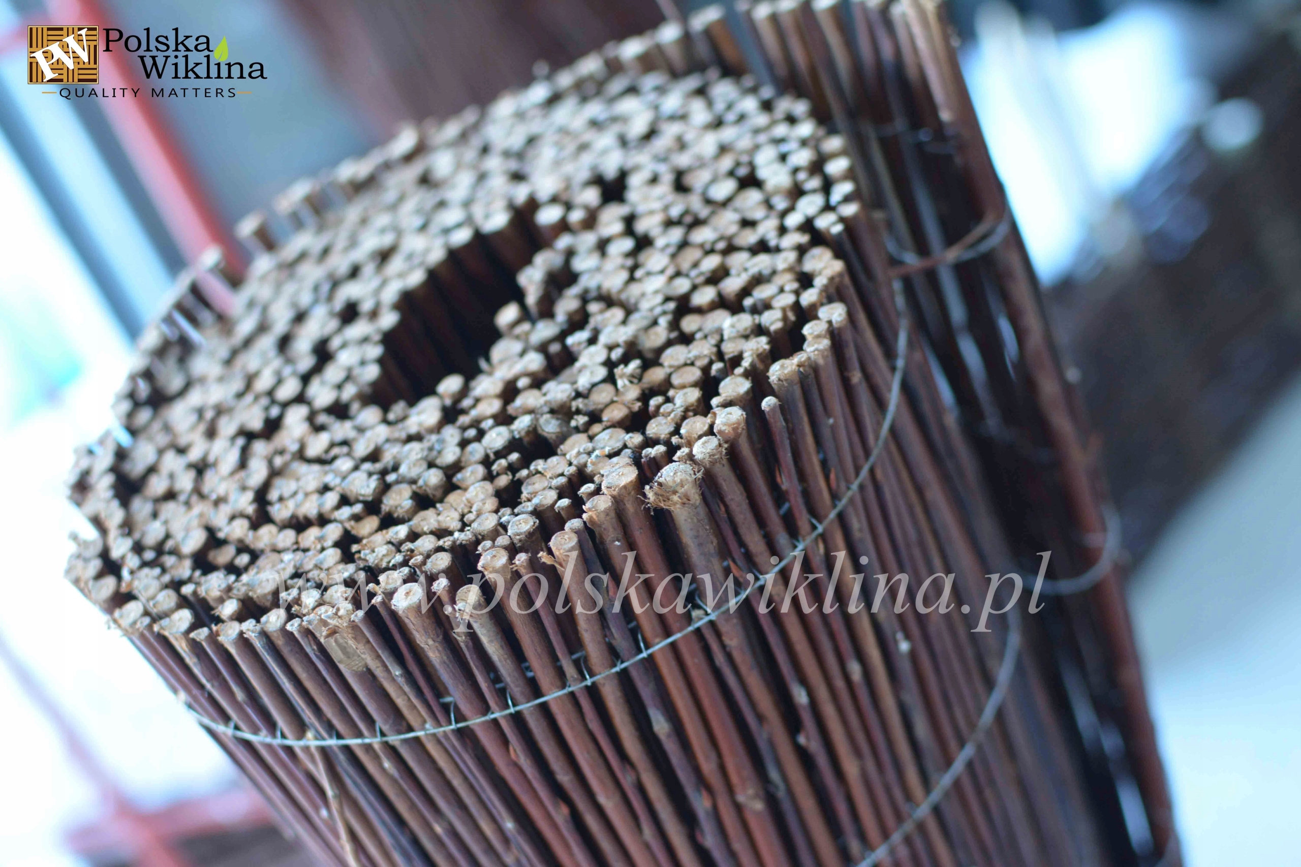 MATA WIKLINOWA 100x500 OSŁONA BALKON TARAS OGRÓD Marka Polska Wiklina